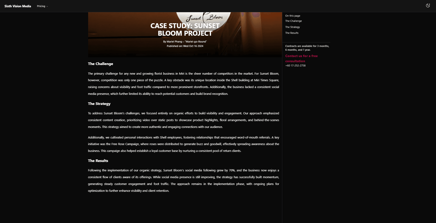 Optimized User Experience Template